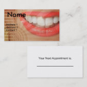 ZAHNARZT-VISITENKARTE TERMINKARTE (Vorne/Hinten)