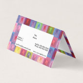 Zahnarzt Visitenkarten (Rückseite)