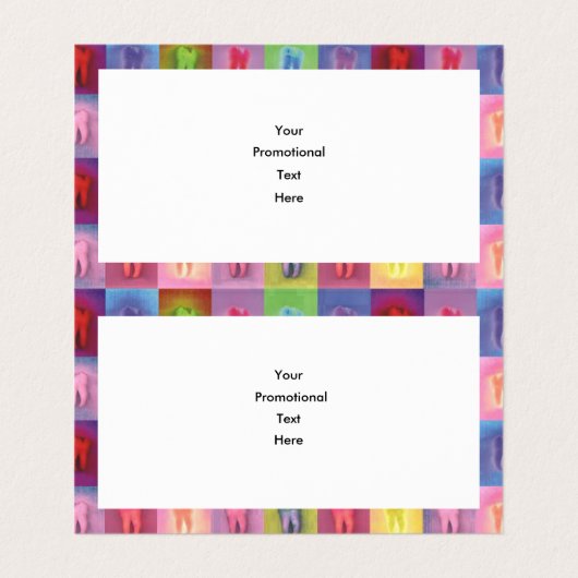 Zahnarzt Visitenkarten (Innenseite Aufgefaltet)