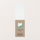 Zahnarzt Visitenkarten (Außenseite Aufgefaltet)