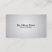 Zahnarzt - Visitenkarten Visitenkarte (Rückseite)