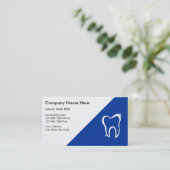 Zahnarzt-Visitenkarten Visitenkarte (Stehend Vorderseite)