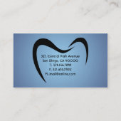 Zahnarzt - Visitenkarten Visitenkarte (Rückseite)