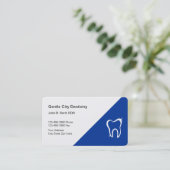 Zahnarzt-Visitenkarten Visitenkarte (Stehend Vorderseite)