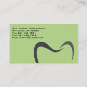 Zahnarzt - Visitenkarten Visitenkarte (Rückseite)