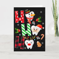 Zahnarzt Weihnachts-Spaß Zahn Dental-Geschenk Rot