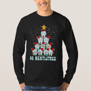 Zahnarzt Weihnachtsbaum Zahnmedizin Leben Santa Za T-Shirt