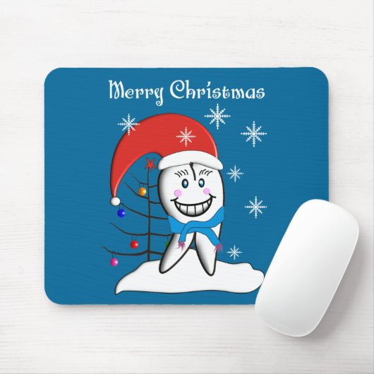 Zahnarzt-Weihnachtskarten und -geschenke Mousepad (Mit Mouse)