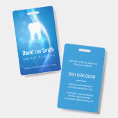 Zahnarzt/Zahnarzt Ausweis (Vorder- & Rückseite)