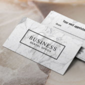 Zahnarzt Zahnarzt Moderne Marmorplantage Terminkarte