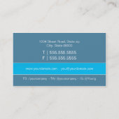 Zahnarzt/ Zahnarzt/ Visitenkarte (Rückseite)