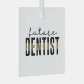Zahnarzt/Zahnarzt/Zahnärztin Ornament Aus Glas (Vorderseite Rechts)