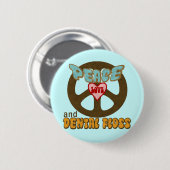 Zahnarzt-Zahnarzthelfer Button (Vorne & Hinten)