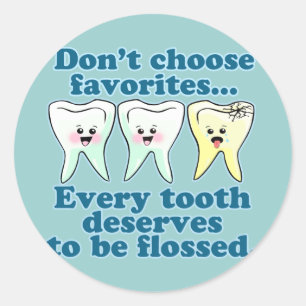 Zahnarzt-Zahnarzthelfer-Zahnheilkunde Runder Aufkleber