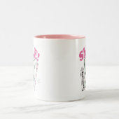 Zahnarzt-Zahnarzthelfer Zweifarbige Tasse (Mittel)