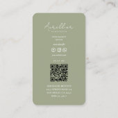 Zahnarzt Zahnästhesie Klinik Kosmetiksalbe Visitenkarte (Rückseite)