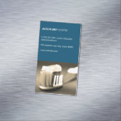 Zahnarzt | Zahnbürste Magnetische Visitenkarte (Beispiel)