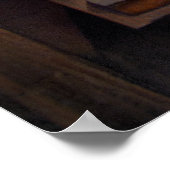 Zahnarzt - Zahnbürste Poster (Ecke)