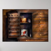 Zahnarzt - Zahnbürste Poster (Vorne)