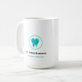 Zahnarzt | Zähne Kaffeetasse (Vorderseite Links)