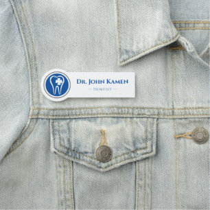 Zahnarzt Zähne-Logo Namensschild