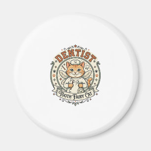 Zahnarzt Zahnfee Katze Zahnarzt Zahnfee Katze Vi Magnet