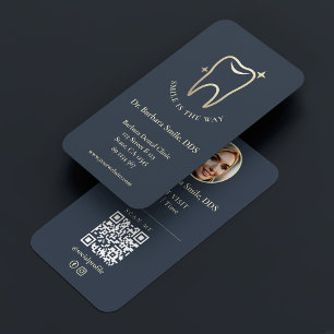 Zahnarzt Zahnheilmittel Kosmetische Kosmetikkohle Visitenkarte