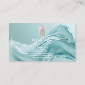 Zahnarzt Zahnklinik Whitening Termin Visitenkarte (Rückseite)