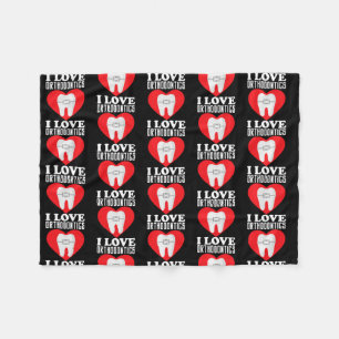 Zahnarzt Zahnmedizin Liebe Zahnmedizin  Fleecedecke