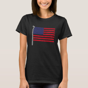 Zahnarzt Zahnmedizin Zähne Patriot Flagge Zahnmedi T-Shirt