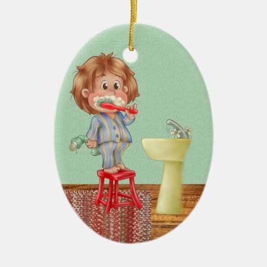 Zahnarzt - Zahnspange - SRF Keramikornament (Vorne)