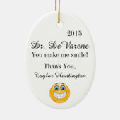 Zahnarzt - Zahnspange - SRF Keramikornament (Hinten)