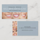 Zahnarztärztin Zahnärztin zaubert Lächelpflege Visitenkarte (Vorne/Hinten)