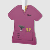 Zahnarztassistent Ornament (Vorderseite)