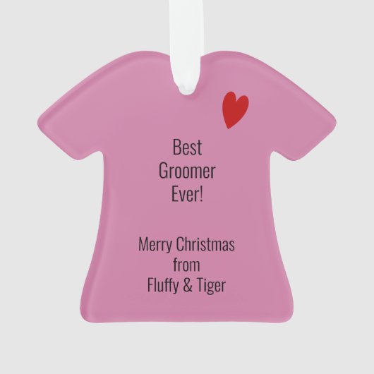 Zahnarztassistent Ornament (Rückseite)