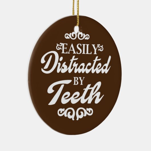 Zahnarztassistent Student Zahnarzt Keramik Ornament (Rechts)