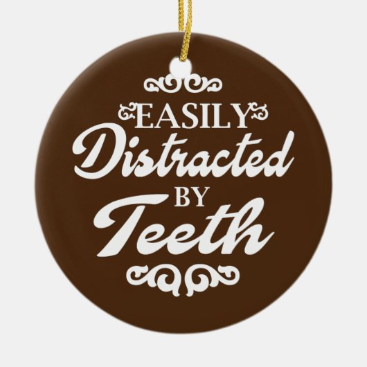 Zahnarztassistent Student Zahnarzt Keramik Ornament (Vorne)