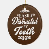 Zahnarztassistent Student Zahnarzt Keramik Ornament (Links)