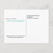 Zahnarztberuf Erinnerung Postkarte (Rückseite)