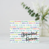 Zahnarztberuf Erinnerung Postkarte (Stehend Vorderseite)