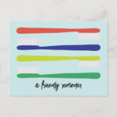 Zahnarztberuf Erinnerung Postkarte (Vorderseite)