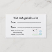 Zahnarztberuf-Erinnerung Terminkarte (Vorderseite)