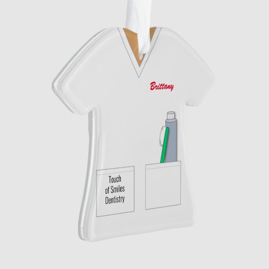 Zahnarztberuf Ornament (Vorderseite)