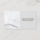 Zahnarztbüro | Happy Tooth | Zahnwerkzeuge Visitenkarte (Rückseite)