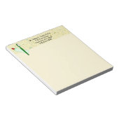 Zahnarztbüro Notepad Notizblock (angewinkelt)