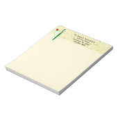 Zahnarztbüro Notepad Notizblock (Rotiert)