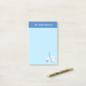 Zahnarztbüro - Personalisierte Post-It-Notes Post-it Klebezettel (Auf Schreibtisch)