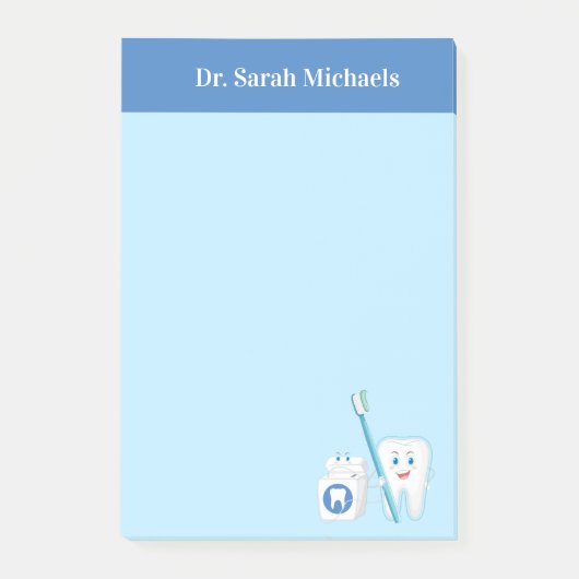Zahnarztbüro - Personalisierte Post-It-Notes Post-it Klebezettel (Vorderseite)