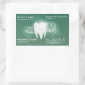 Zahnarztbüro Rechteckiger Aufkleber (Tasche)