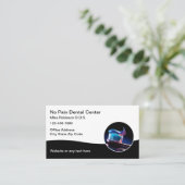 Zahnarztbüros - Modern Layout Business Cards Visitenkarte (Stehend Vorderseite)